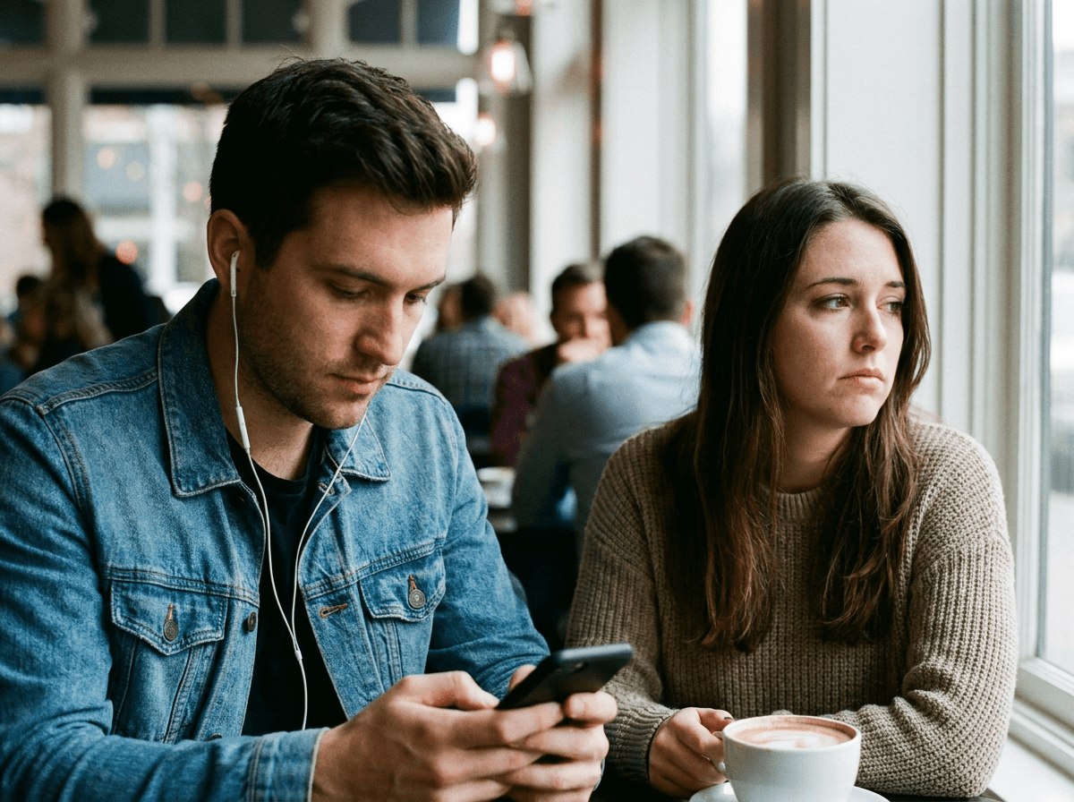 Signs of Intermittency in a Relationship