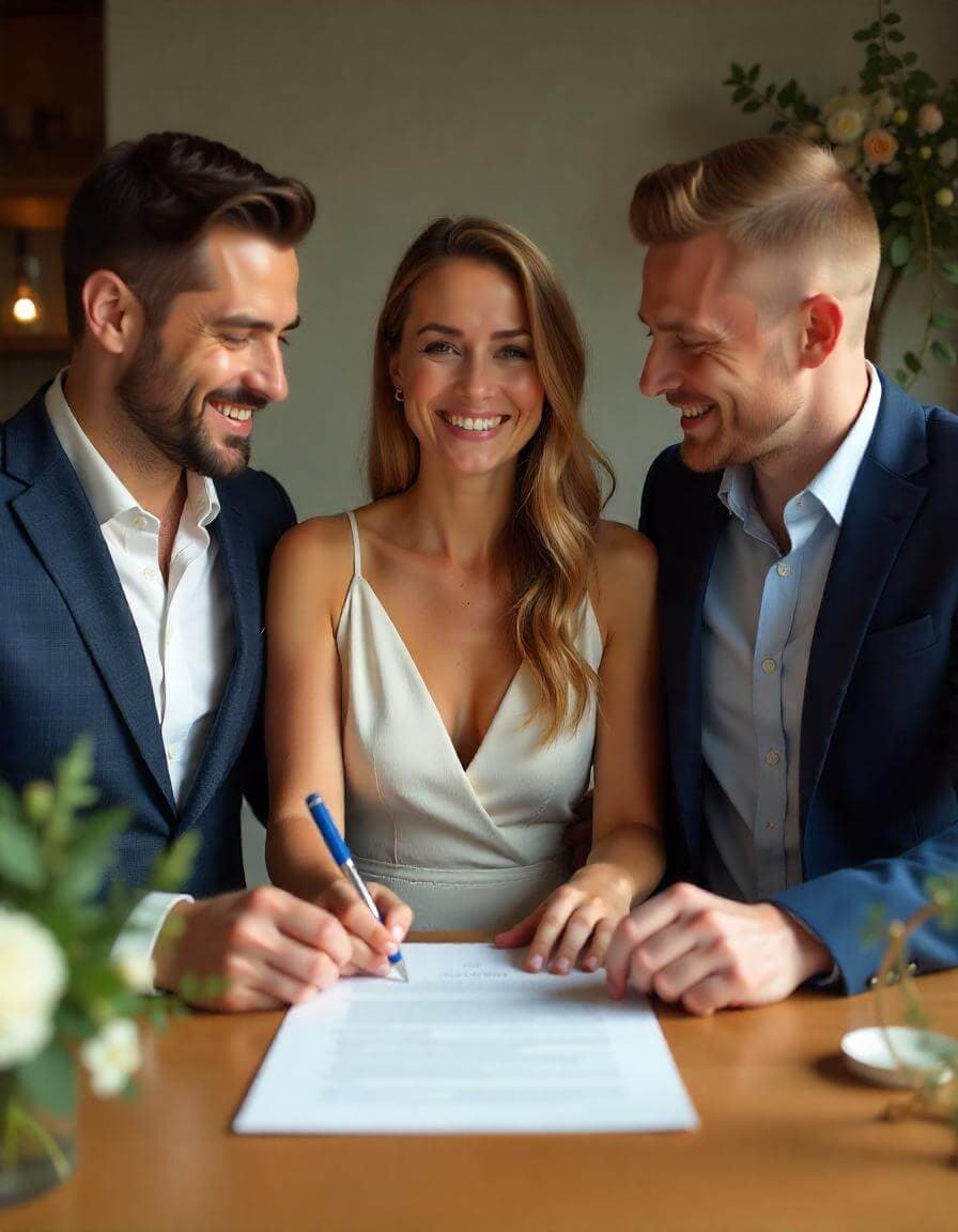 Marriage Contract with Two Husbands