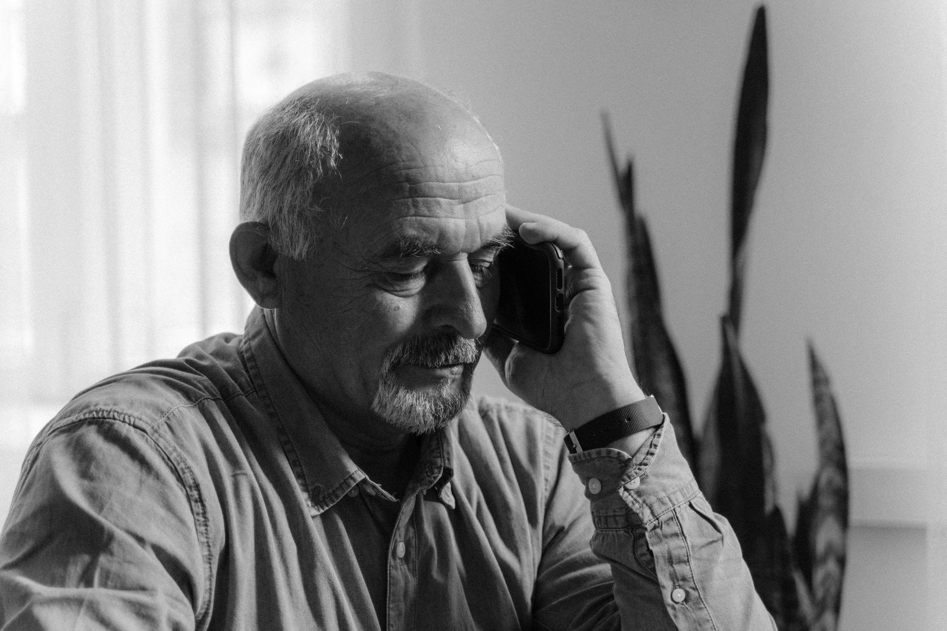 A person filling in a questionnaire on their phone