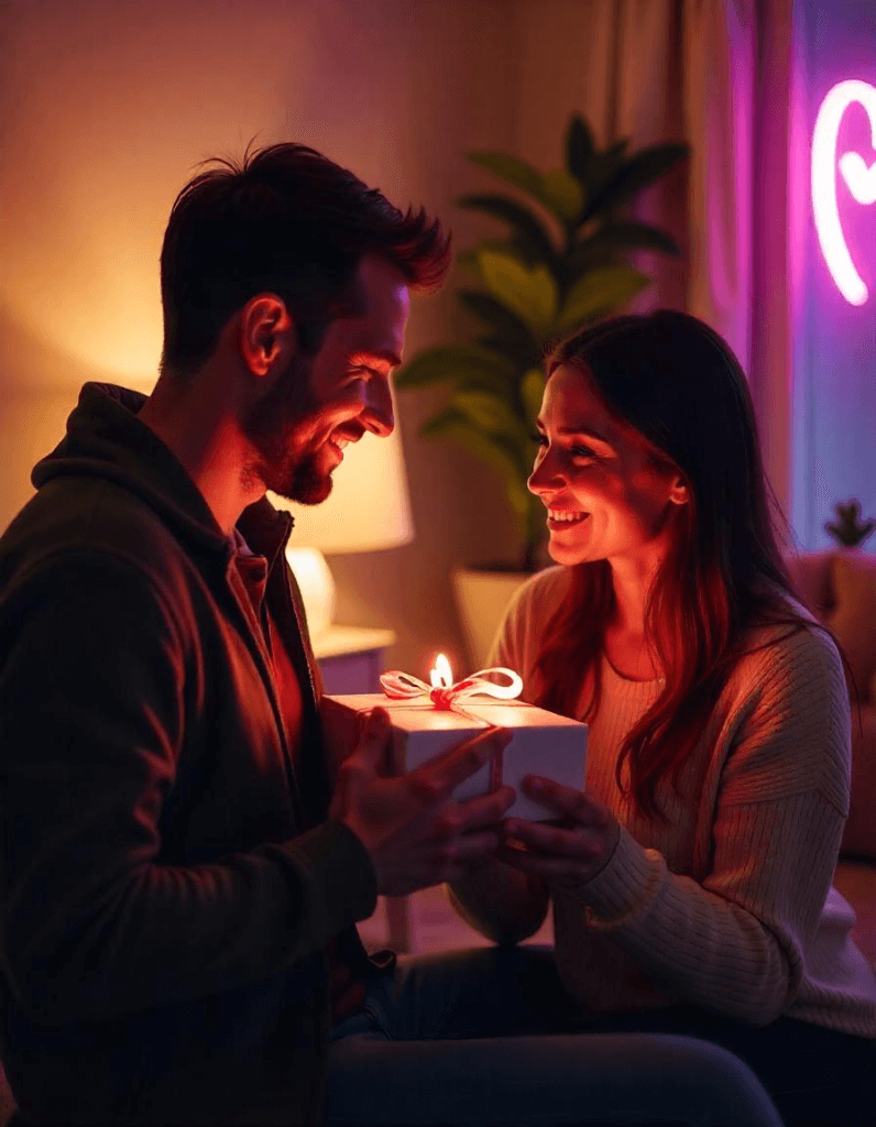 Dar presentes como uma linguagem de amor e a alegria de receber presentes