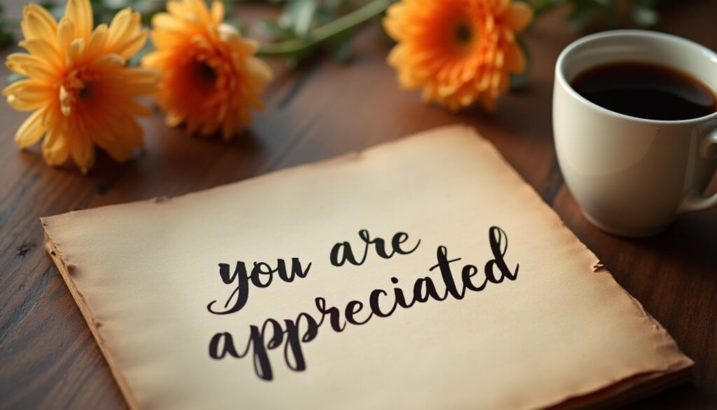 Vous êtes apprécié : Des façons sincères de manifester sa gratitude au quotidien